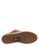 Thumbnail Baskets skate brunes à talon plat avec des lacets et un languette large - Image 5