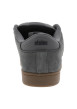 Thumbnail Baskets skate grises à talon plat avec des lacets et une languette large - Image 6