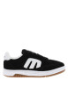 Thumbnail Baskets skate en cuir noires avec un talon plat et des lacets