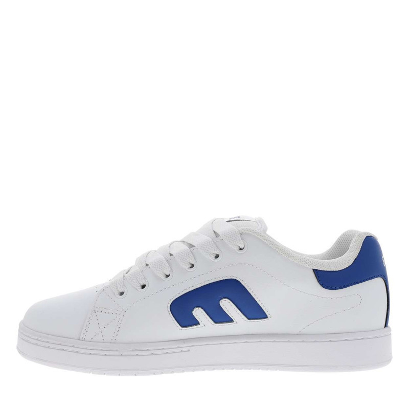 Etnies - Baskets Skate En Cuir Blanches Avec Un Talon Plat Et Des Lacets - Blanc