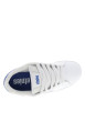 Thumbnail Baskets skate en cuir blanches avec un talon plat et des lacets - Image 4
