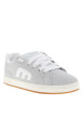Thumbnail Baskets skate en cuir grises avec un talon plat et des lacets - Image 3