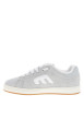 Thumbnail Baskets skate en cuir grises avec un talon plat et des lacets - Image 2