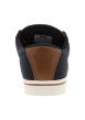 Thumbnail Baskets skate bleu marine avec un talon plat et des lacets ronds marron - Image 6