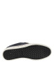 Thumbnail Baskets skate bleu marine avec un talon plat et des lacets ronds marron - Image 5
