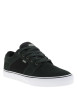 Thumbnail Baskets skate en cuir vertes avec un talon plat et des lacets - Image 3