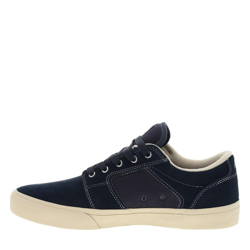 Etnies - Baskets Skate En Cuir Bleu Marine Avec Un Talon Plat Et Des Lacets - Bleu Foncé