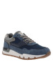 Thumbnail Baskets running bleu marine avec un talon plat et des lacets - Image 3