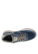Thumbnail Baskets running bleu marine avec un talon plat et des lacets - Image 4