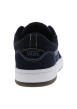 Thumbnail Baskets bleu marine en cuir avec un talon plat et des lacets - Image 6