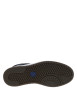 Thumbnail Baskets bleu marine en cuir avec un talon plat et des lacets - Image 5