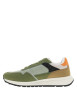Thumbnail Baskets running vertes avec un talon plat et des lacets tressés - Image 2