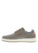 Thumbnail Baskets basses taupe à talon plat avec un patch sur la languette - Image 2