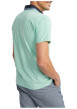 Thumbnail Polo en coton vert uni pourvu de manches courtes et d'un col américain - Image 2