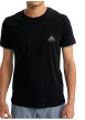 Thumbnail T-shirt en coton noir uni pourvu d'un col rond et de manches courtes - Image 5