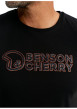 Thumbnail T-shirt en coton noir uni pourvu de manches courtes et d'un col rond - Image 5