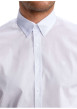 Thumbnail Chemise en coton blanche pourvue d'un col français et d'une coupe droite - Image 6