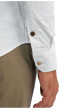 Thumbnail Chemise blanche à motifs pourvue d'une coupe slim et d'un col français - Image 7