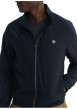 Thumbnail Blouson marine uni pourvu d'une coupe droite et d'un col montant - Image 5