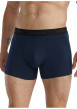 Thumbnail Lot de deux boxers classiques en coton multicolores unis pourvu d'une coupe slim - Image 8
