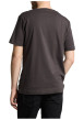 Thumbnail T-shirt en coton anthracite à coupe droite pourvu d'un col rond - Image 4