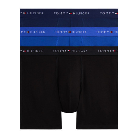 Lot de 3 boxers longs en coton multicolores...