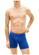Thumbnail Lot de 3 boxers longs en coton multicolores unis pourvus d'une taille élastiquée - Image 3