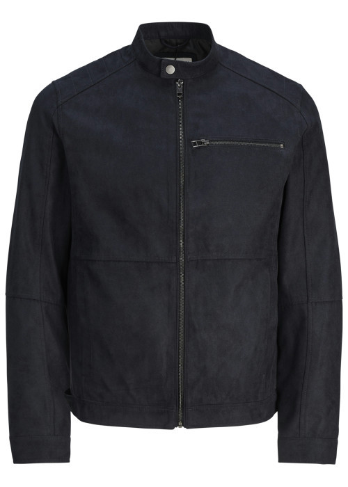 Veste perfecto noire à coupe ajustée pourvue...