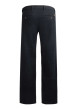Thumbnail Pantalon Pallas en coton bleu foncé uni avec une coupe slim et poches plaquées - Image 2