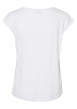 Thumbnail T-shirt femme avec une coupe droite des manches courtes et un col en V - Image 2