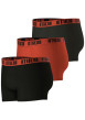 Thumbnail Lot de 3 boxers en coton multicolores unis pourvus d'une taille élastiquée - Image 3