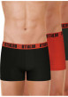 Thumbnail Lot de 3 boxers en coton multicolores unis pourvus d'une taille élastiquée - Image 4