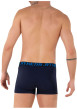 Thumbnail Lot de 4 boxers en coton multicolores unis pourvus d'une taille élastiquée - Image 5