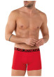 Thumbnail Lot de 4 boxers en coton multicolores unis pourvus d'une taille élastiquée - Image 6