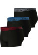 Thumbnail Lot de 3 boxers en coton noirs unis pourvus d'une taille élastiquée - Image 3