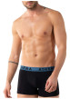 Thumbnail Lot de 3 boxers en coton noirs unis pourvus d'une taille élastiquée - Image 4