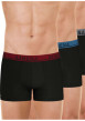 Thumbnail Lot de 3 boxers en coton noirs unis pourvus d'une taille élastiquée - Image 6
