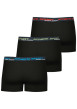 Thumbnail Lot de 3 boxers noirs unis pourvus du nom de la marque imprimé - Image 2