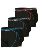 Thumbnail Lot de 3 boxers noirs unis pourvus du nom de la marque imprimé - Image 3