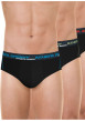 Thumbnail Lot de 3 slips noirs unis pourvus du nom de la marque imprimé - Image 6