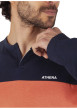 Thumbnail Pyjama long en coton marine uni pourvu d'une coupe droite et d'un col tunisien - Image 5