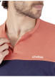 Thumbnail Pyjama court en coton orange uni pourvu d'une coupe droite et d'un col tunisien - Image 5