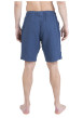 Thumbnail Pyjama court en coton bleu uni pourvu d'une coupe droite et d'un col tunisien - Image 4
