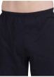 Thumbnail Pyjama long en coton bleu uni pourvu d'une coupe droite et d'un col rond - Image 6