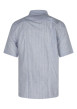 Thumbnail Chemise bleu clair à rayures avec une coupe droite et des manches courtes - Image 2