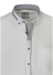 Thumbnail Chemise écrue unie avec une coupe droite et un col américain - Image 3