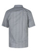 Thumbnail Chemise bleue à motifs avec une coupe droite et des manches courtes - Image 2