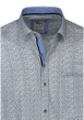 Thumbnail Chemise bleue à motifs avec une coupe droite et des manches courtes - Image 3