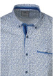 Thumbnail Chemise blanche à motifs avec une coupe droite et un col américain - Image 3