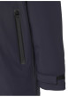 Thumbnail Manteau marine à coupe droite pourvu d'un col à capuche avec cordon de serrage - Image 3
